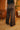 Farrah Brown Suede Wide Leg Pants - lower body back