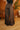Farrah Brown Suede Wide Leg Pants - back view