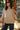 Carsyn Taupe Button Sleeve Sweater - front view