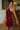 Kelsie Burgundy Ruffle Mini Dress - frontal side view