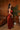 Jovie Rust Halter Maxi Dress - full body side