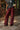 Vera Burgundy Satin Wide Leg Pants - Front view 