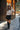 Shelly Black Faux Mini Skort - Full Body front 