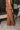 Solana Brown Wide Leg Pants- frontal side view
