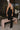 Ella Black Wide Leg Pants- full body view