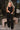 Ella Black Wide Leg Pants- front view