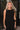 Isla Black Tie Flare Tank- front full view