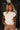 Maria Soft Cream Braided Sleeveless Sweater- top view