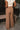 Ella Mocha Brown Wide Leg Pants- back view