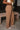 Ella Mocha Brown Wide Leg Pants- close up side view