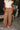 Ella Mocha Brown Wide Leg Pants- close up view