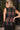 Kennedy Black Multi Plaid Flare Tank- close up back view