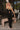 Lydia Black Gold Button-Up Tank- full body view