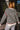 Vivian Black & Red Striped Long Sleeve Sweater- back view