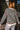 Vivian Black & Red Striped Long Sleeve Sweater- back view