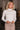 Juliette Cream Pearl Mock Neck Top- front view