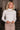 Juliette Cream Pearl Mock Neck Top- front view