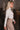 Juliette Cream Pearl Mock Neck Top- close up side view