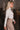 Juliette Cream Pearl Mock Neck Top- close up side view