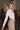 Juliette Cream Pearl Mock Neck Top- close up frontal side view
