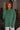 Dakota Dark Green Sweatshirt - close up front view
