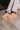 Mia Sugary Natural Shearling Platform Mule- full body frontal side view