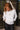 Mandie Heather Grey Quarter-Zip Pullover - close up front view