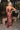 Lexie Mauve Multi Floral Satin Midi Dress - full back view