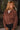 Cambry Brown Zip-Up Sweatshirt - front