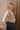 Cadie Taupe Faux Fur Vest - side view