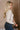 Willa Oatmeal High Neck Top- back view
