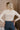 Willa Oatmeal High Neck Top- back view
