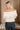 Raya Ivory Fringe Off-The-Shoulder Sweater- close up back view