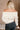 Raya Ivory Fringe Off-The-Shoulder Sweater- back view