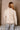 Danna Beige Quilt Puffer Jacket- back view