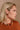 Rowan Brown Acrylic Hoop Earrings - side view on model