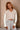 Liana Taupe & Cream Cable Knit Cardigan- front view
