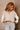 Liana Taupe & Cream Cable Knit Cardigan- close up front view