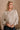 Leighton Light Mocha Cable Knit Cardigan- front top view