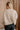 Leighton Light Mocha Cable Knit Cardigan- back view