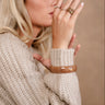 Brenna Brown Marbled Bangle on model