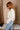 Brynn Cream Knit Open Cardigan- full side view