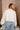 Brynn Cream Knit Open Cardigan- back view
