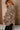 Nicole Cheetah Shearling & Corduroy Jacket- frontal side view