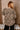 Nicole Cheetah Shearling & Corduroy Jacket- back view