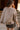 Freya Taupe Knit Cape Cardigan- close up back view