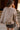 Freya Taupe Knit Cape Cardigan- close up back view