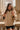 Phoebe Beige Button-Up Jacket- front view