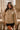 Phoebe Beige Button-Up Jacket- top view