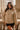 Phoebe Beige Button-Up Jacket- top view